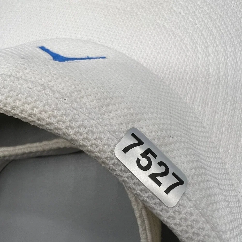 Air Jordan Visor Hat Men White Medium-Large Jumpman Stretch Fitted Golf‎ M-L